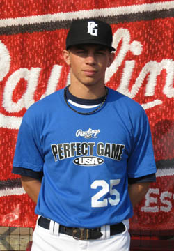 Kellen Sweeney at Perfect Game event